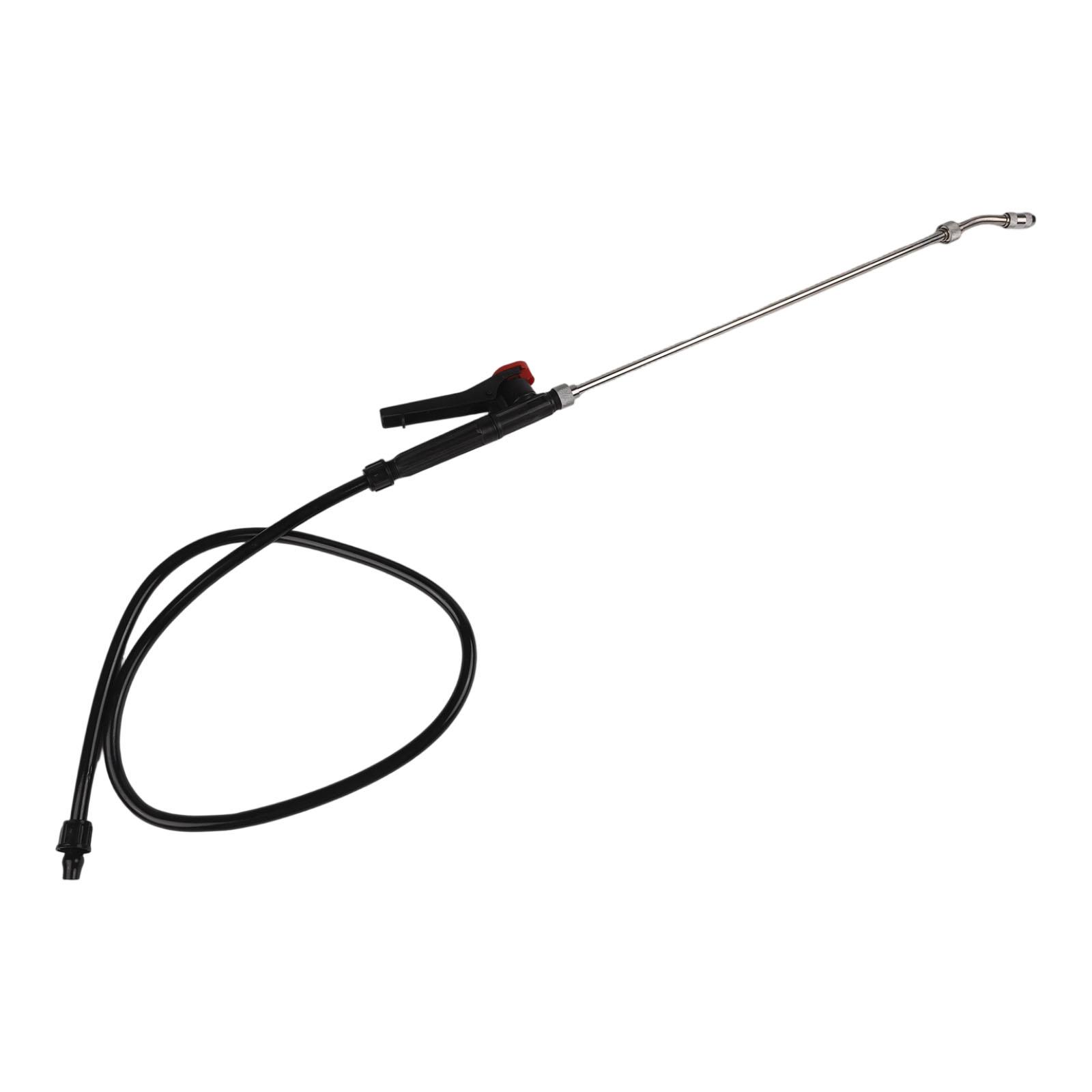 1 Pcs 29 In Stainless Steel Sprayer Wand With Adjustable Nozzle Thread Connector Watering Wand Sprayer Extension Rod Garden Part