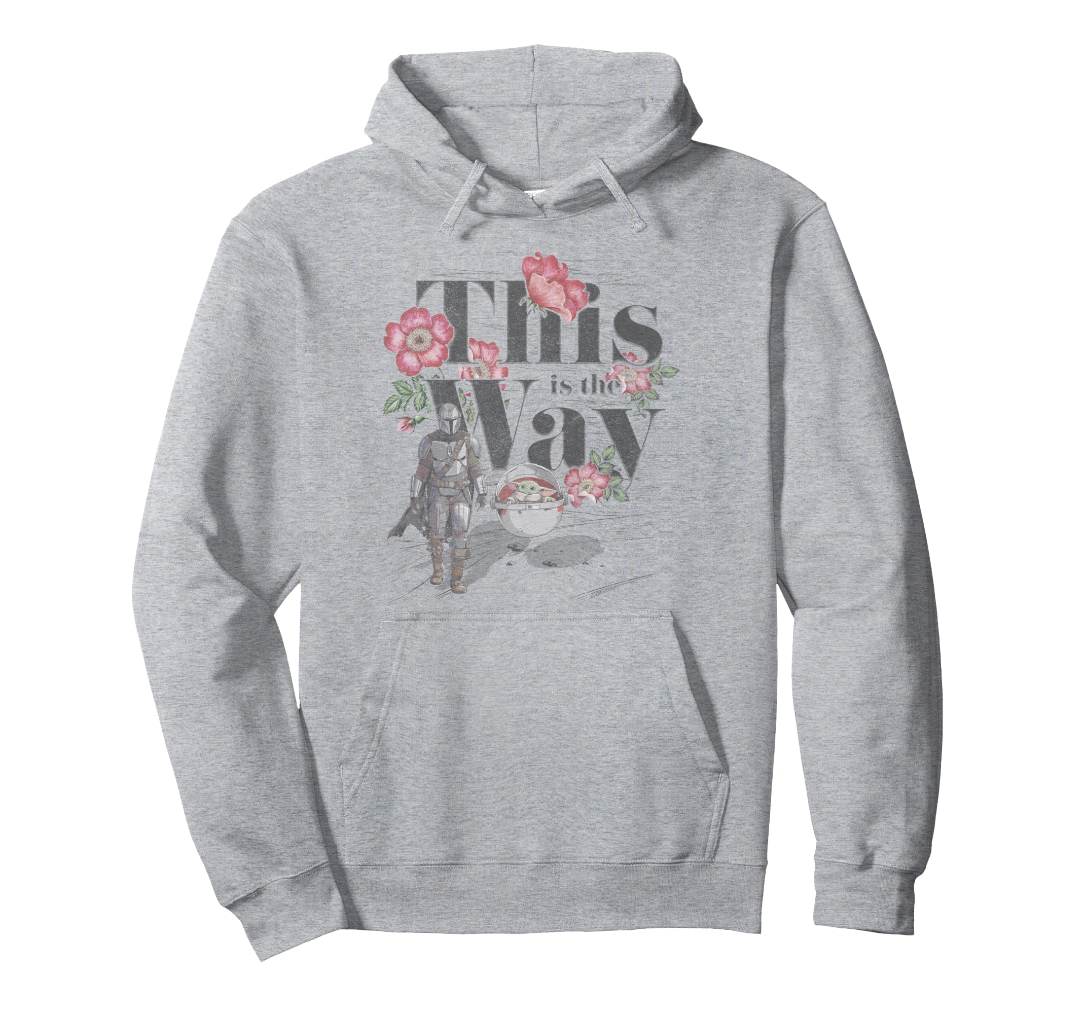 Star Wars Mandalorian This Is the Way Floral Hoodie