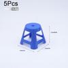 5Pcs 1/12 Dollhouse Simulation Plastic Stools Small Chairs Model Funiture Accessories For Doll House Decor Pretend Play Toy Gift