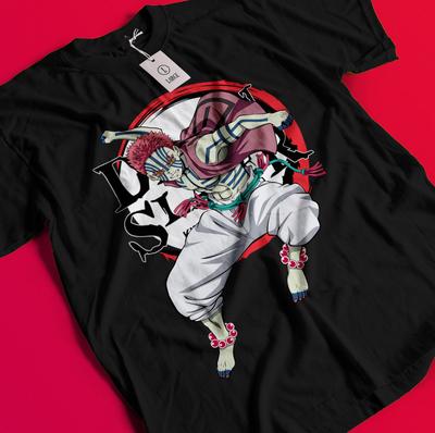 Demon Slayer Shirt Akaza Obermond 3 T-Shirt Zenitsu T-Shirt Muzan Tanjiro Doma BB1247