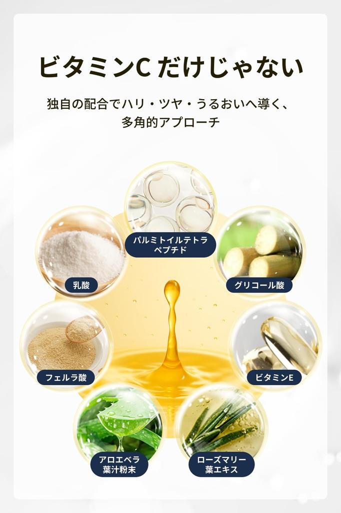 Advanced Clinicals Vitamin C High Concentration Serum for Sensitive Pore 52ml [Official Japan] Skin, Reducing,