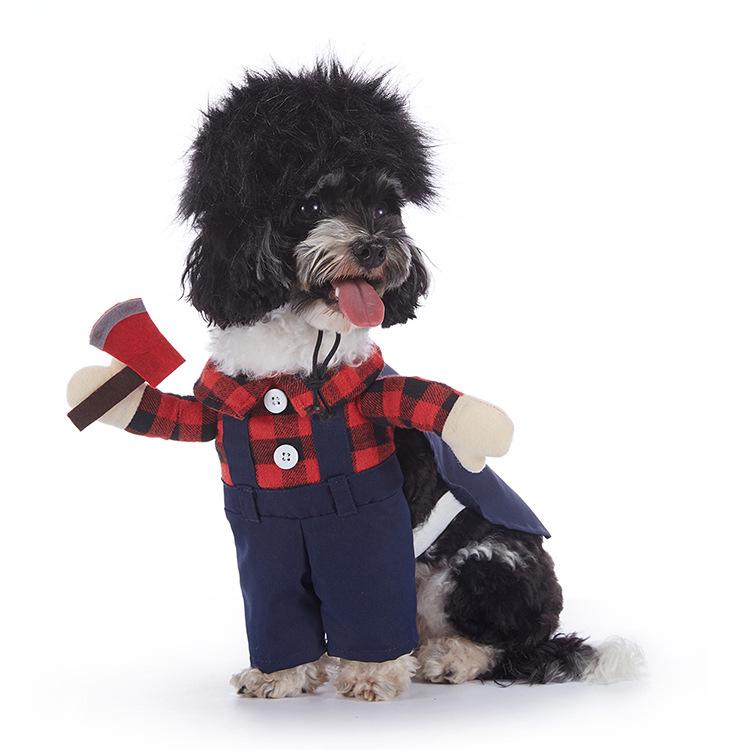 Christmas Pet Costume: Bat, Pirate, Clown, Delivery Outfit for Dogs