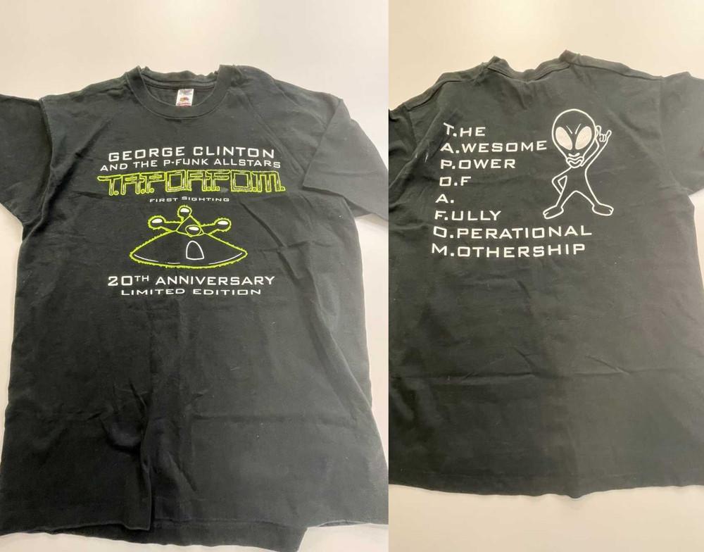 and Tees × Rock T Shirt × Rock Tees George Clinton and the P Funk Allstars tee Unisex T-Shirt L