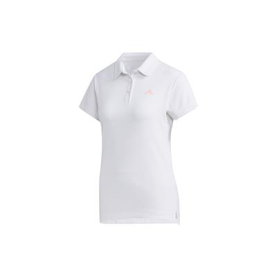 Htrdy W Pl2 Sl Tennis Solid Color Polo Shirt Women Tops White FS3793