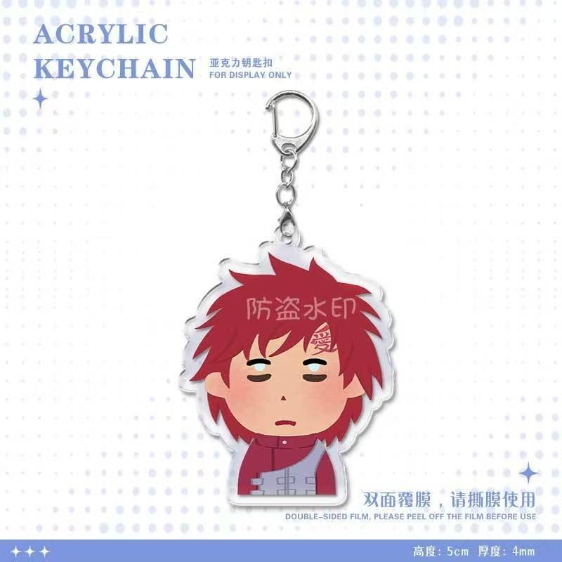 Anime Naruto Acrylic Keychain Accessaries Uzumaki Naruto Cartoon Keyring
