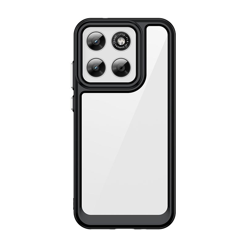 For Motorola Moto G67 G77 Case Moto G67 G77 Cover Funda Luxury Clear PC + Silicone Shockproof Protective Phone Cover Moto G77 Motorola Moto G77