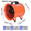 Portable Axial Exhaust Fan Blower 220V Industrial Ventilation Equipment for Tunnel Painting