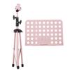 Portable Metal Music Stand Detachable Musical Instruments for Piano Violin Guitar Sheet Music Accessaries Black/Pink