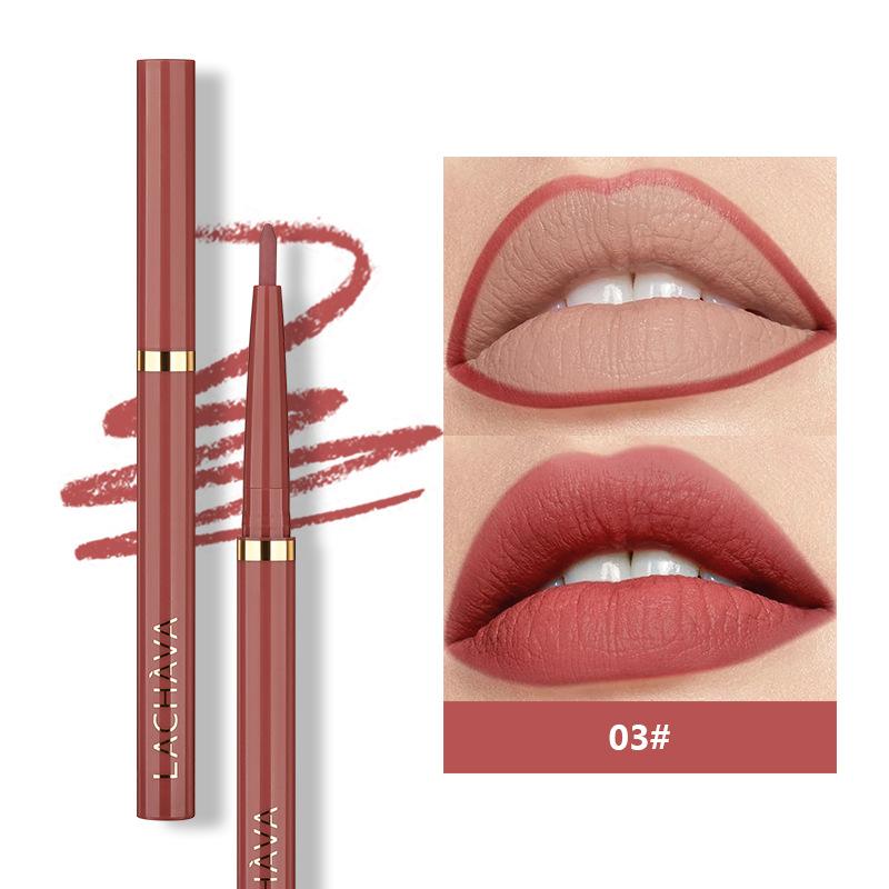 JYL LACHAVA Matte Nude Lipliner Outlines the Lips 12 Color Beauty Mouth Red Lip Marker