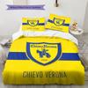 Hellas Verona FC  Pattern Bedding Quilt Set  Home Decoration  Gift (1 * duvet cover + 2 * pillowcase  without core)