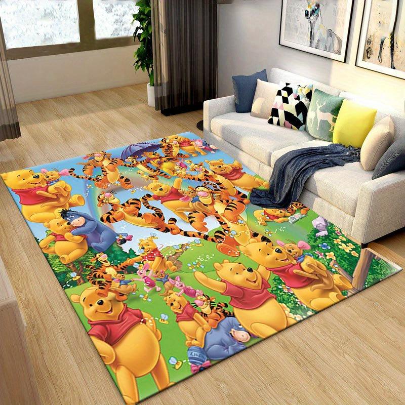 1 stuks Winnie de Poeh Patroon Tapijt Vloerkleed Antislip Tapijt Handwasbaar Vloermat Geschikt Voor Woonkamer Slaapkamer Huisdecoratie Kamerdecoratie