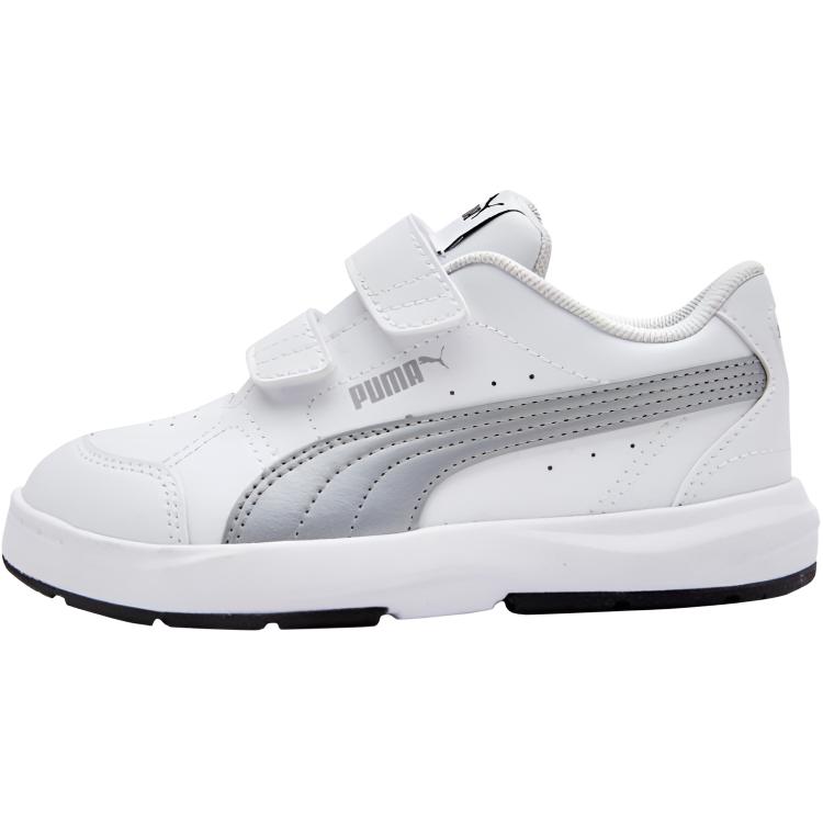 Puma Classics Comfortable Versatile Durable Low-Top Kids Skate Shoes Kids sneaker Silver 389145-11
