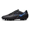 Nike Phantom GT 2 Academy Round Toe Lace-Up AG (Rubber Short Studs) Non-Slip Durable Soccer Shoes Unisex Soccer Shoes Black Blue DC0798-004