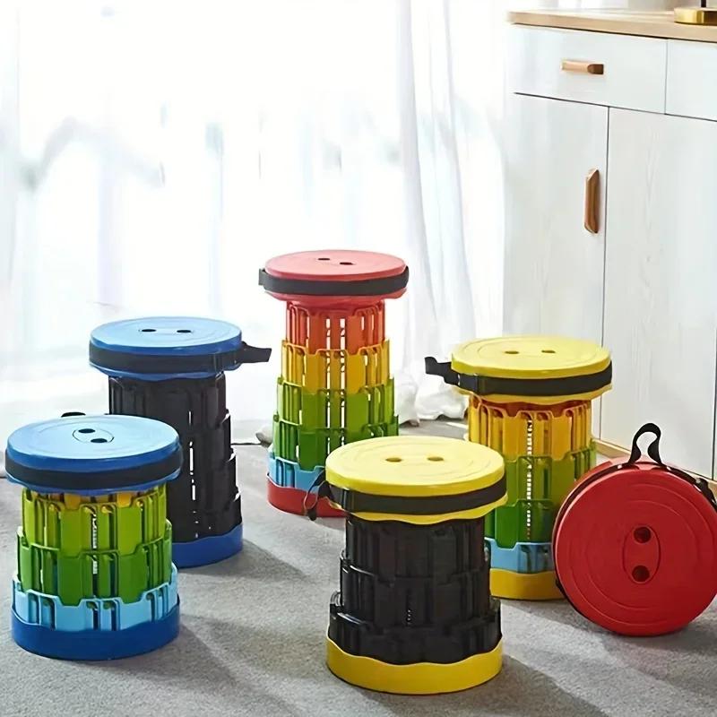 AdventureMate Ultra-Portable Folding Stool - Durable & Comfortable for Camping, Beach, Fishing  Quick Setup, Space-Saving Design