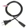 2Pin IEC320 C7 EU To US Power Cable Extension Cord for Laptop Charger Printer Radio Speaker - Power Supply Adapter Cord