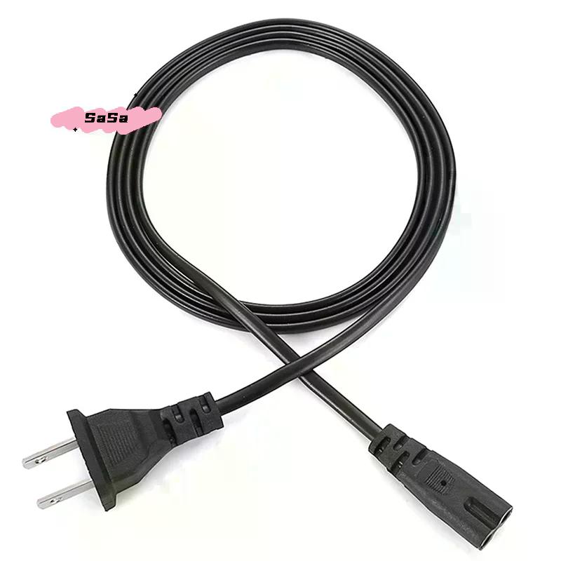 2Pin IEC320 C7 EU To US Power Cable Extension Cord for Laptop Charger Printer Radio Speaker - Power Supply Adapter Cord