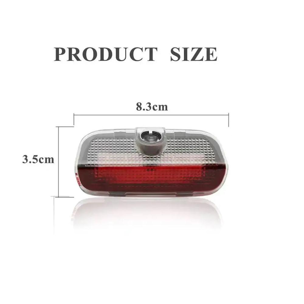 TCFJN1 2Pcs LED Blue Welcome Projector Light Door Lamp For VW Golf 5 6 7 7N Touran CC Passat Magotan B6 B7 B8 Tiguan Car Styling