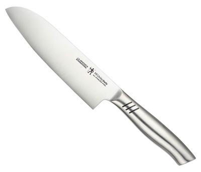Henckels Daily Santoku Bıçağı Santoku Bıçağı Tamamen Paslanmaz Çelik Bulaşık Makinesinde Yıkanabilir Japon "Unity 180mm" [Yetkili Ürün] 19367-181