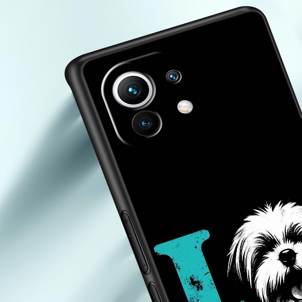 Phone Case For Xiaomi Mi 15 14 13 12 11 Lite 14T 13T 12T 11T Pro Poco X7 X6 X5 X3 Pro F6 F5 F4 Cover Shih Tzu Painting Cute