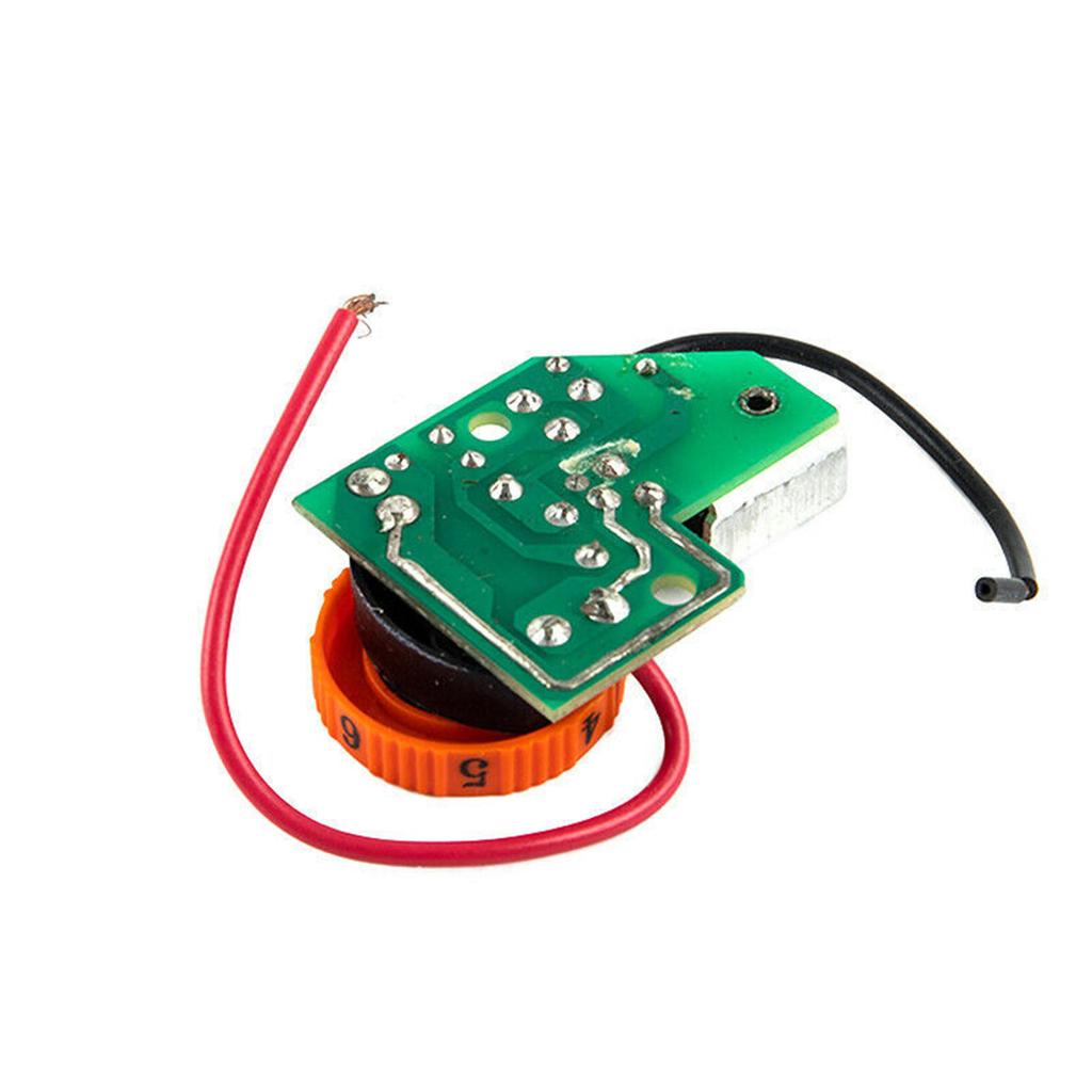 High Performances Plastic Speed Regulator Includes Knob & Six Speed Switches for Angles Grinder Power Tool Modification