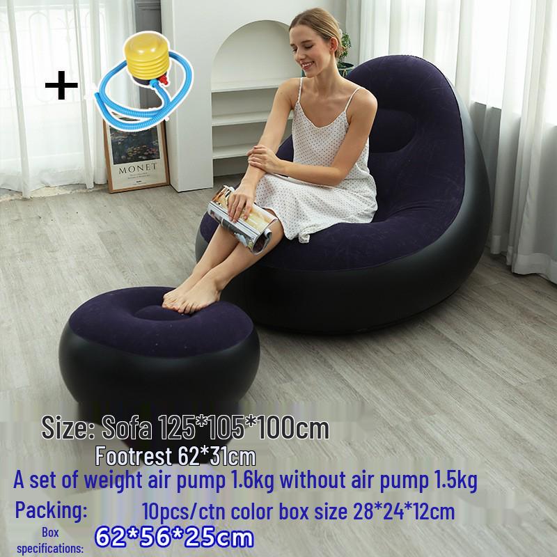 Inflatable Lounger Reclining Chair – Perfect for Home, Balcony, or Leisure Naps.
