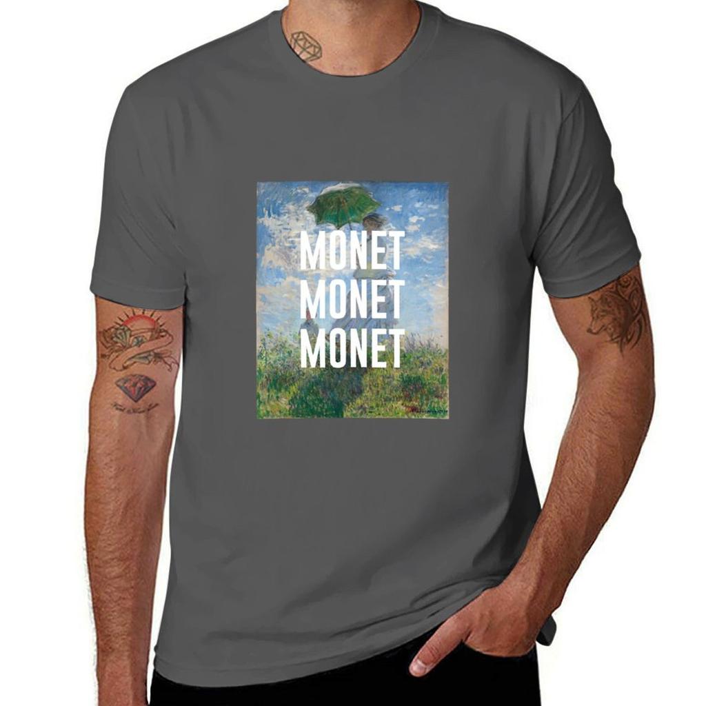Monet Monet Monet TShirt Graphic Print Short Sleeve TShirt