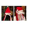Kawaii Cosplay Party Costume Christmas Jumping Up Cap Ear Moving Hat Santa Game Hat Novelty Cap