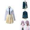 Kostium Cosplay Uniforma Chiaki Nanami z Danganronpy Wykonany z Miękkiego Materiału Dla Komfortu