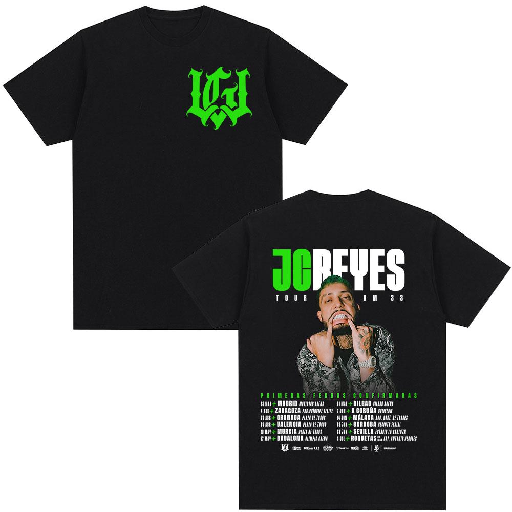 Rapper Jc Reyes Album Tour 2025 Graphic T Shirts Unisexs Women Hip Hop Fashion Tshirts Cotton Casual Oversized Tshirt Streetwear
