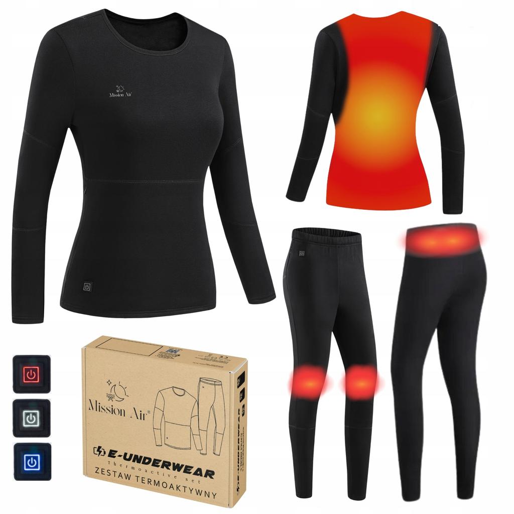 E-UNDERWEAR WOMAN women's thermal underwear set, size S