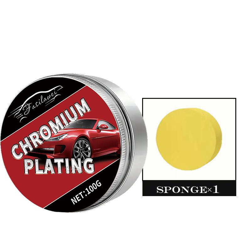 Universal Motorcycle Wheel Repair Paste 100g - Scratch and Fade Remover for Aluminum and Chrome Rims, Tire Polish In Black, Whit