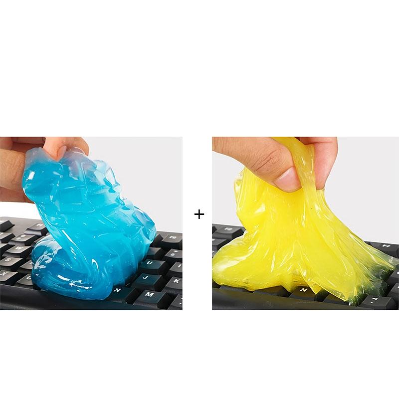 Гель для чистки автомобиля Slime Voor Reinigingsmachine Auto Vent Wasstraat Interieur Средство для удаления пыли Lijm Toetsenbord Vuil Cleaner