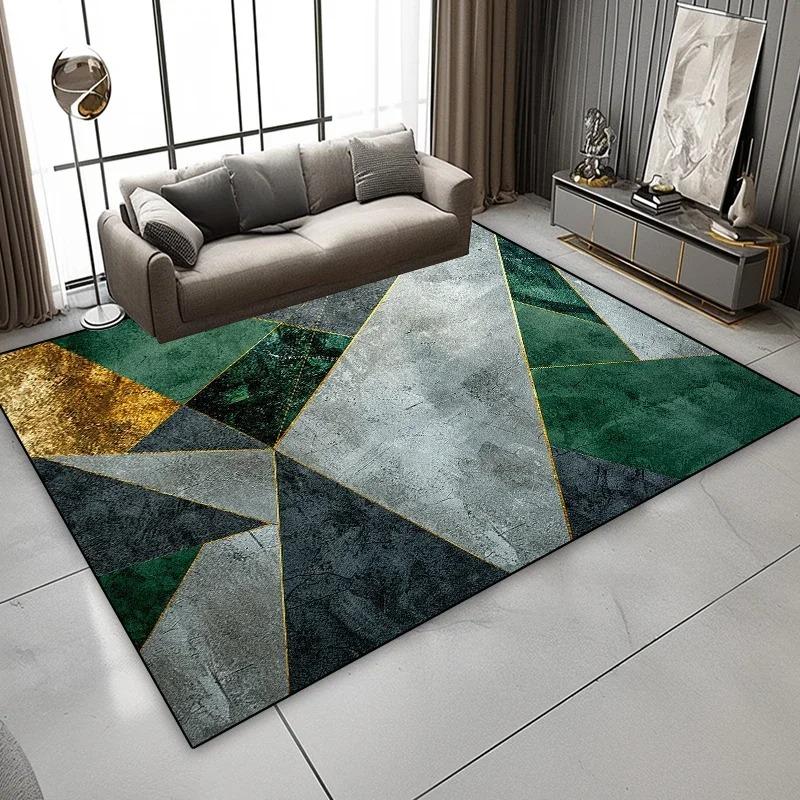 

Nordic Abstract Art Luxury Carpets Living Room Geometric Home Decoration Washable Soft Rugs Area Bedroom Lounge Sofa Mat 40X60CM