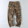 Export Goods Autumn American-Style Casual Cool Pure Cotton Straight-Leg Pants for Men, Fashionable Camouflage Versatile Multi-Pocket Cargo Pants
