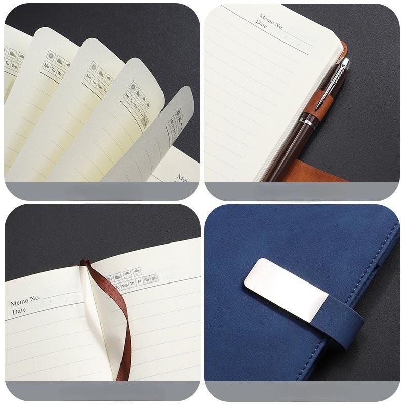 The New High-value Business Notebook Gift Box Set High-quality Notepad for Office Meetings Diary Printable Logo