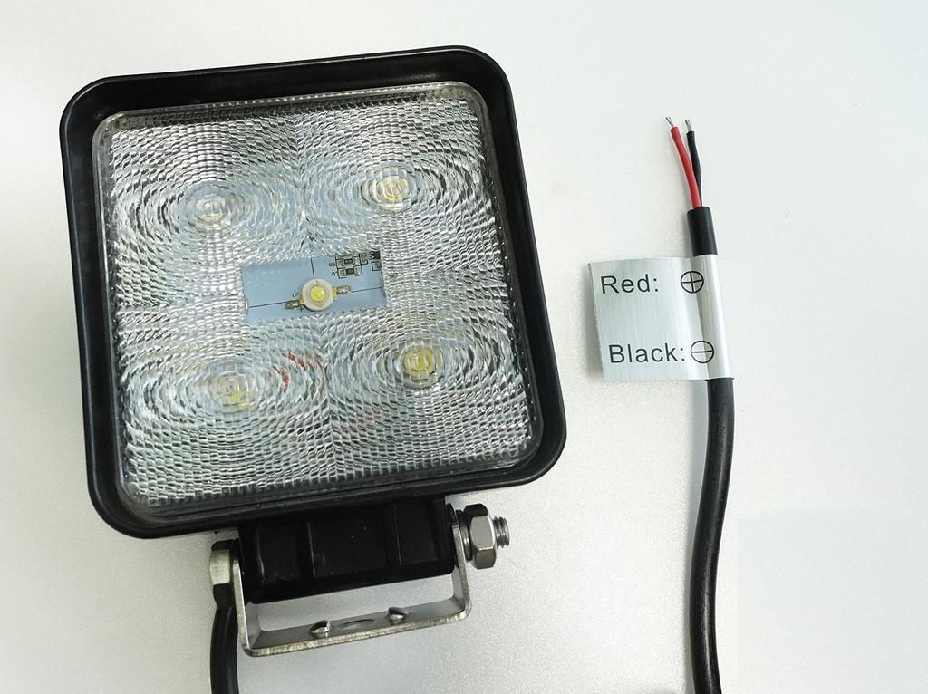 Kashimura NML-2 LED Work Light, 5 LEDs, White, 15W, 975lm, 6000K, Noise Reduction, IP67, DC12/24V