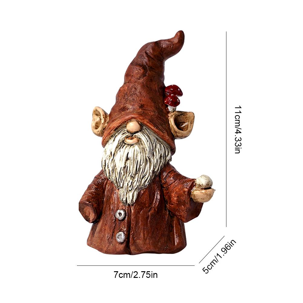 Incense Burner Gnome Incense Holder Effective Stress & Anxiety Relief Plague Doctor Cone Burner Gnome Decor for Home Decoration