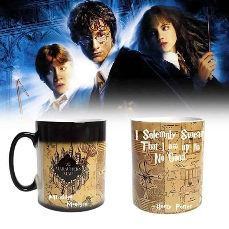 Harry Potter Magic Map Color Changing Ceramic Mug For Coffee Lovers And Giftgiving