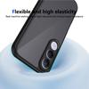KEYSION Matte Translucent Black Phone Case for VIVO V70 FE Soft Silicone+PC Anti-slip Shockproof Back Cover for VIVO V70 FE 5G