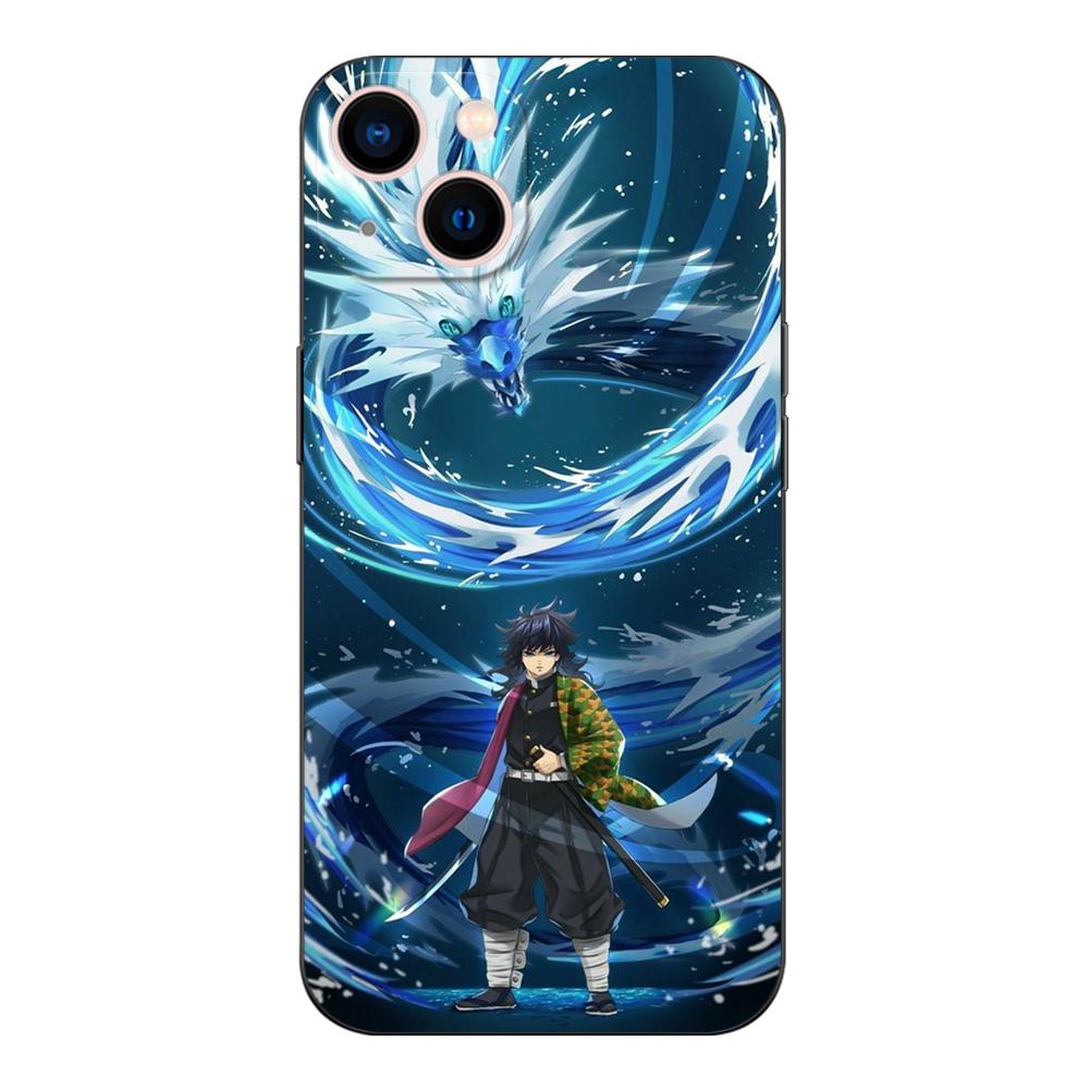Black Tpu Case For OPPO A16 A16S A55 A94 F17 F19 Pro Reno 4 5 Lite 6 4G 5G Tomioka Giyuu