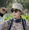 Men's Summer Sun Hat with Wide Brim, Breathable and Cool, Anti-UV Face Shield, Ideal for Outdoor and Fishing Activities.