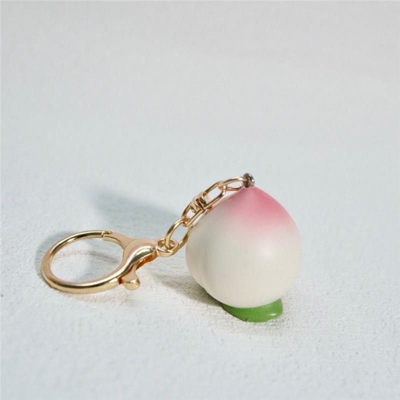 Lychee, Mango, Tomato, Mangosteen, Lemon Fruit Keychain Pendant