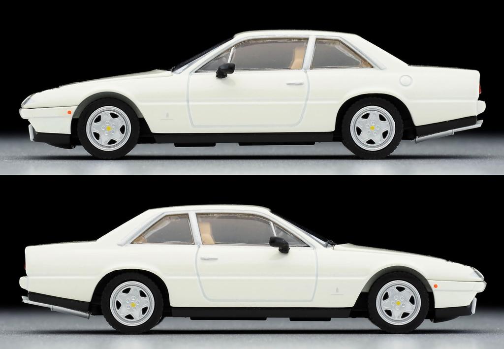 Tomica Limited Vintage Neo Ferrari 412 White Finished Product LV-N