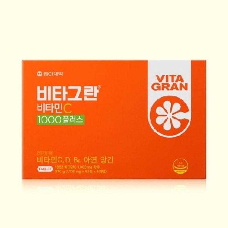 

Dong-A Pharmaceutical Vitagran Vitamin C 1000 Plus 300 Tablets
