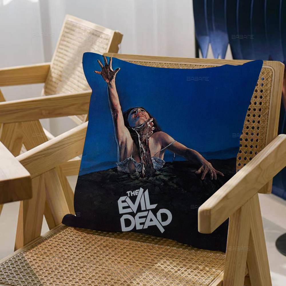 

Horror Movies The Evil Dead Cushion Cover Polyester Sofa Cushions Decorative Throw Pillows Home Decoration Pillowcover 12x12Inch