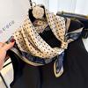 Spring new fashion silk scarf 111 mulberry silk decorative polka dot printed scarf women's square scarf