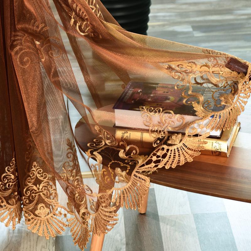 Evropské kari Osmivlnné Perforované Závěsy Obývací Pokoj Ložnice Zatemňovací Dekorativní Závěsy, Párty Dekorace