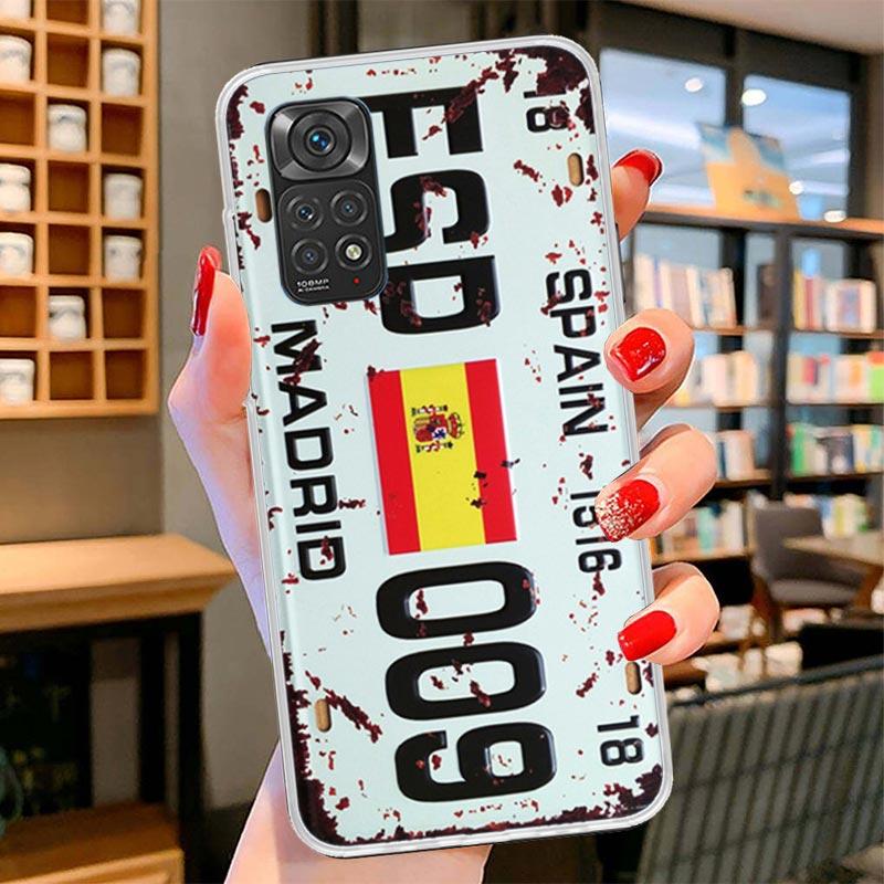 License New York Plate Number Cover Phone Case For Xiaomi Redmi Note 15 14 13 12 11 10 Pro Plus 14S 12S 11S 11T 11E 10S Soft Fun