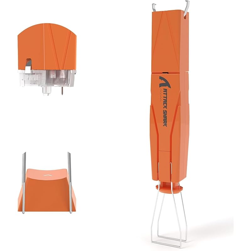 

ATTACK SHARK KS01 Keycap Puller & Shaft Puller 2-in-1, Extraction Tool for Keyboard, Adjustable 304 Stainless Steel Keycap Remover, Transparent, Hot