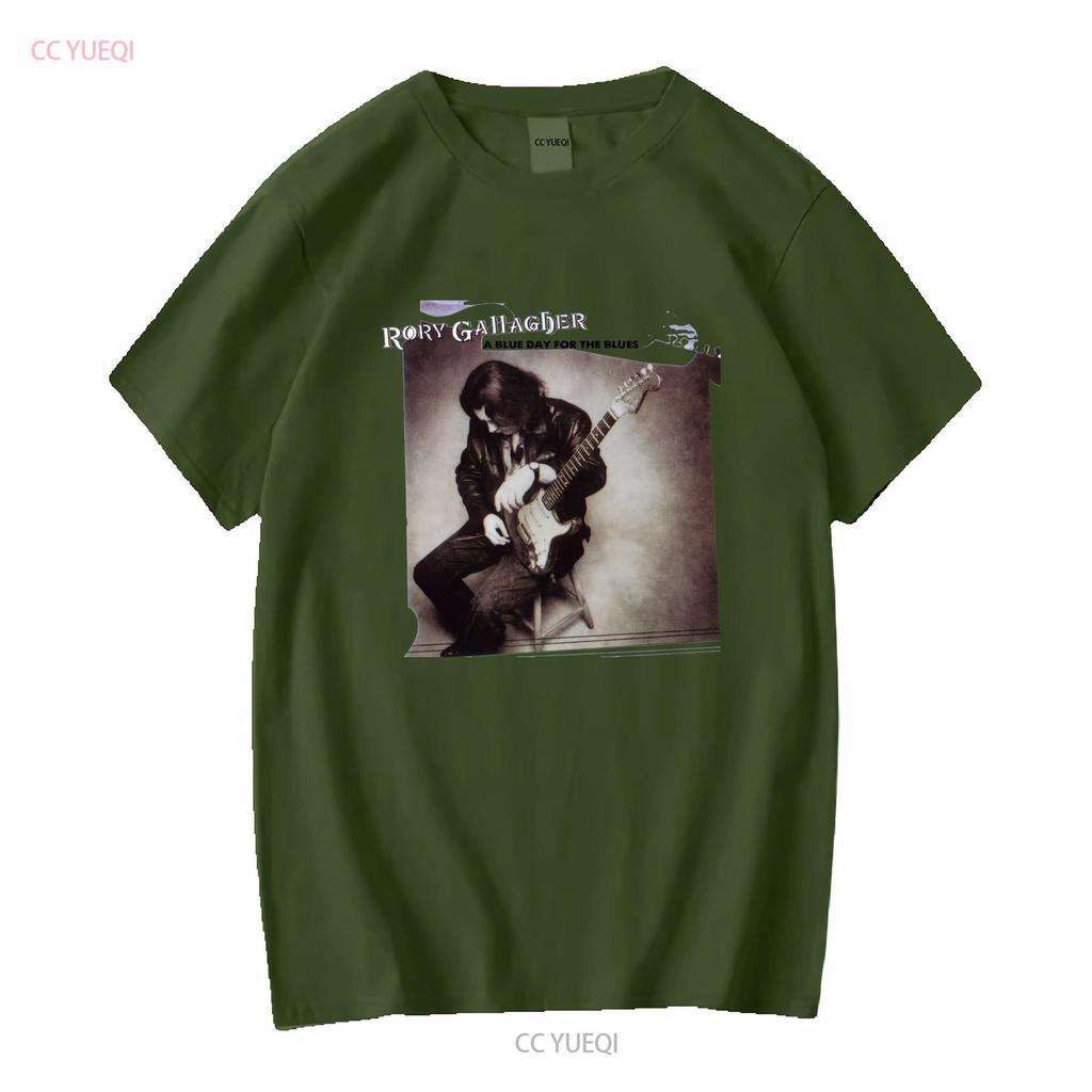 Rory Gallagher Blue Day for the Blues White S 2345XL T Shirt TMB1182 Vintage Washed Streetwear Fashion Unisex Soft Slightly